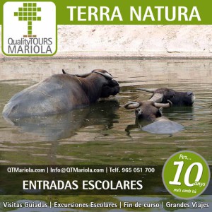 entradas escolares terra natura, benidorm