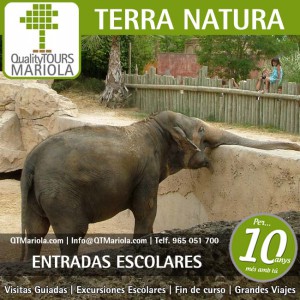 entradas escolares terra natura, benidorm