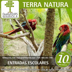 entradas escolares terra natura, benidorm