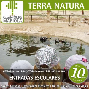 entradas escolares terra natura, benidorm