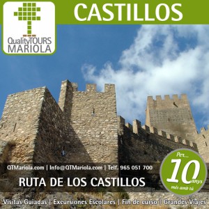 Excursión escolar Ruta de los Castillos del Vinalopó, castillo de banyeres de mariola