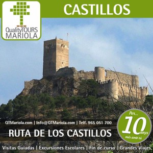 Excursión escolar Ruta de los Castillos del Vinalopó, castillo de biar
