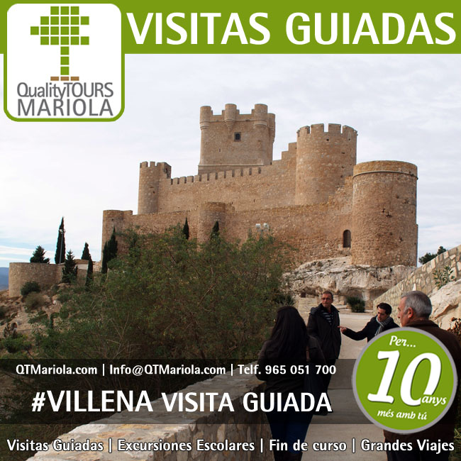 visita guiada villena, castillo de villena