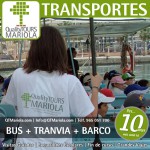 excursión escolar bus + tranvia + barco, alicante, el campello, visita colegios bus + tranvia + barco, monitores alicante