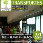excursión escolar bus + tranvia + barco, alicante, el campello, visita colegios bus + tranvia + barco, tram alicante