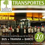 excursión escolar bus + tranvia + barco, alicante, el campello, visita colegios bus + tranvia + barco, tranvia alicante