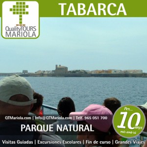 excursión escolar tabarca, excursión tabarca, parque natural tabarca, visita colegios Tabarca, visitas guaidas isla de Tabarca