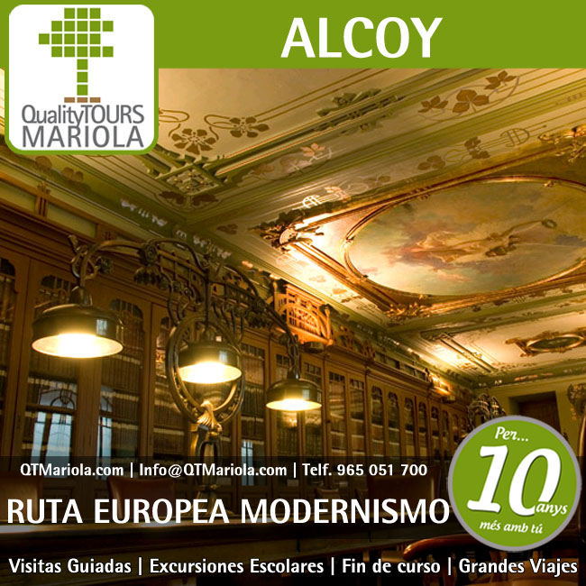 visita guiada Ruta Modernismo Alcoy