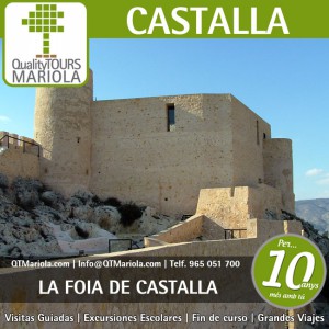 visita guiada castalla excursion escolar castalla ruta de los castillos
