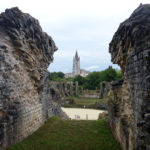 Anfiteatro romano de Saintes en familia