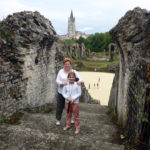 Anfiteatro romano de Saintes en familia