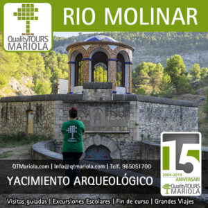 Senderismo interpretativo yacimiento arqueológico industrial río Molinar