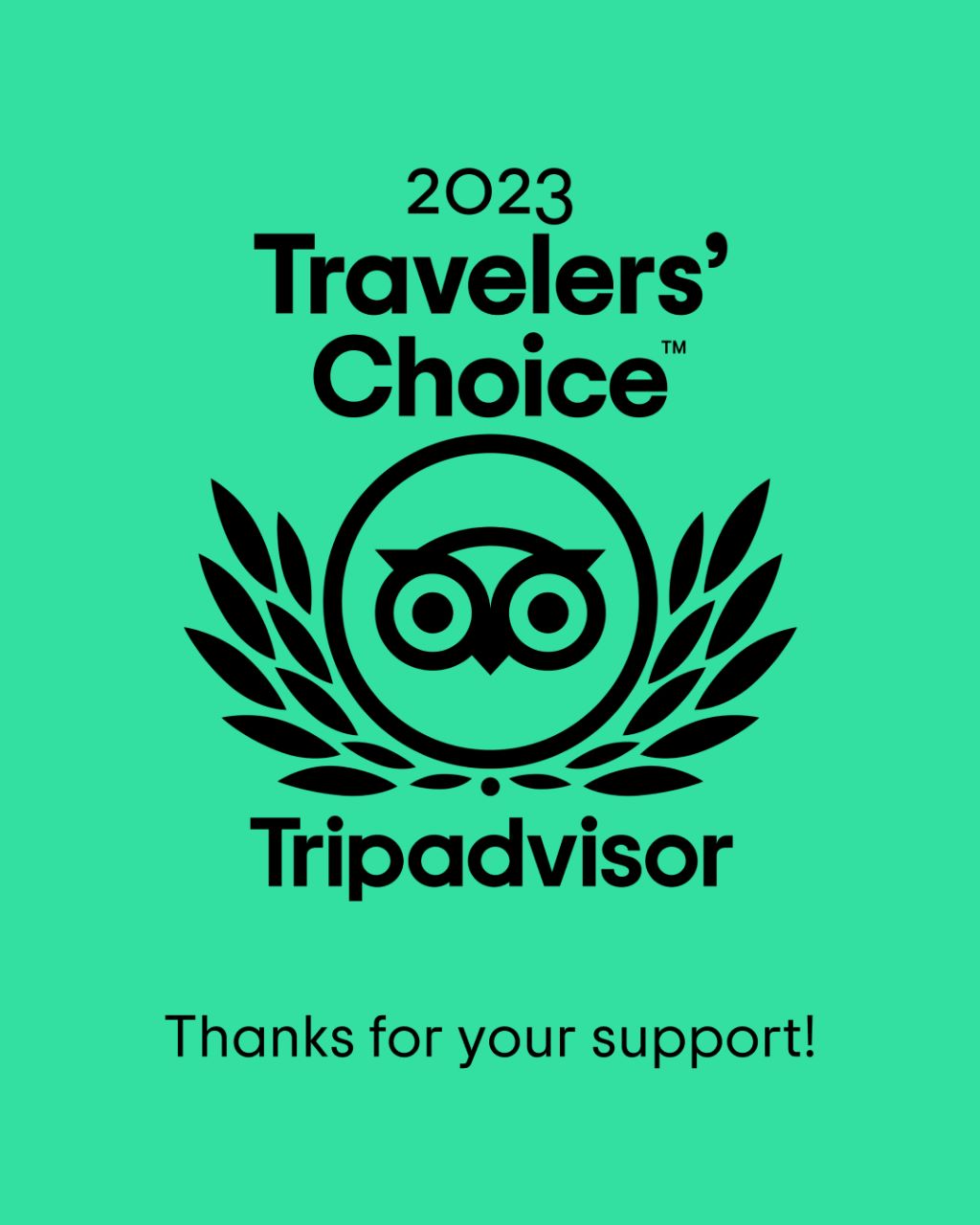 certificado de excelencia tripadvisor 2023