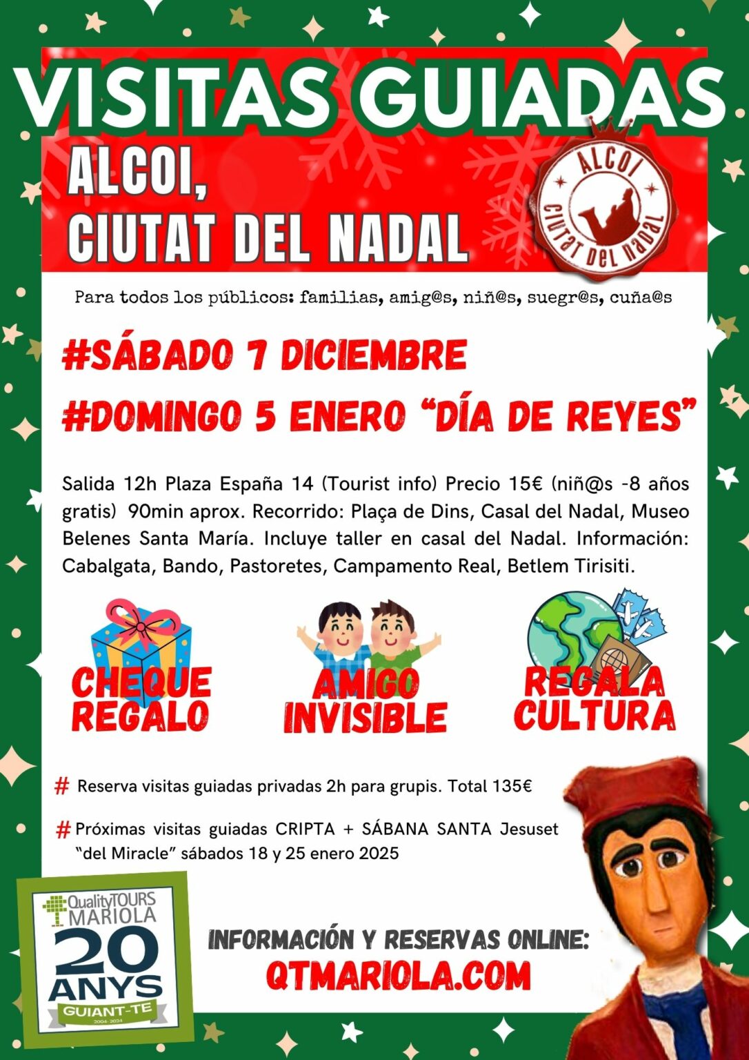 Visita guiadas Alcoi ciutat del Nadal