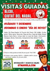 Visita guiadas Alcoi ciutat del Nadal