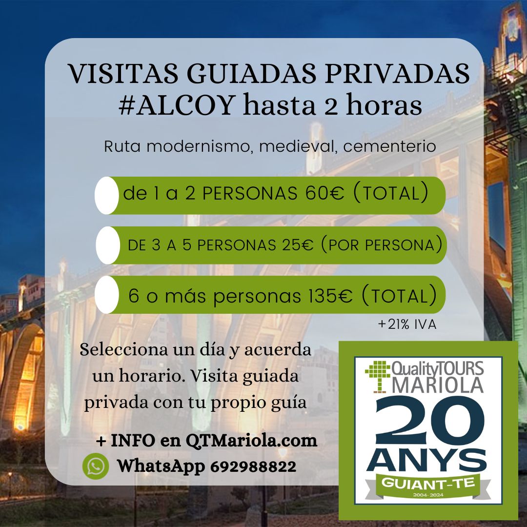 Visitas guiadas en Alcoy