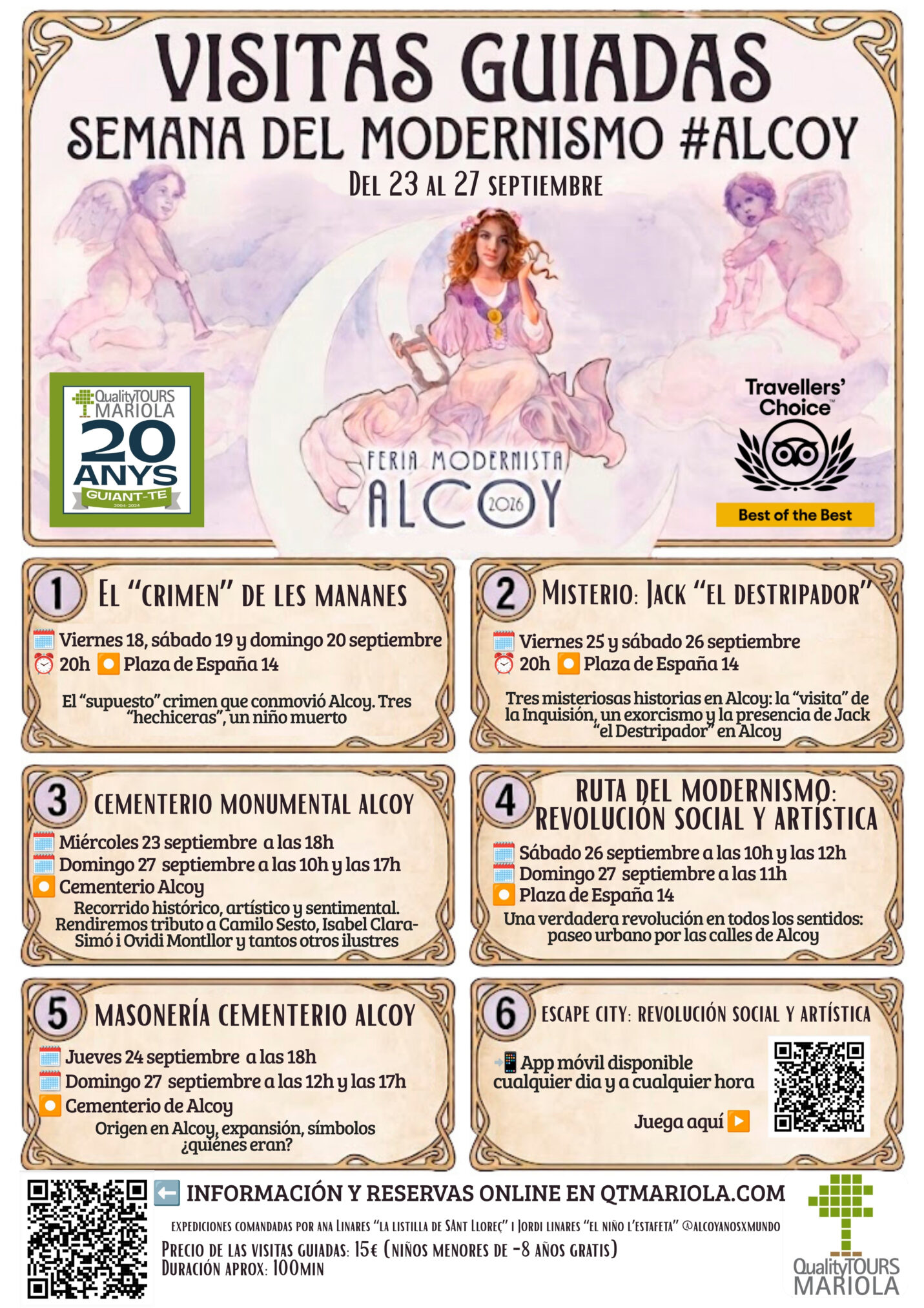 Visitas guiadas Semana del Modernismo en Alcoy